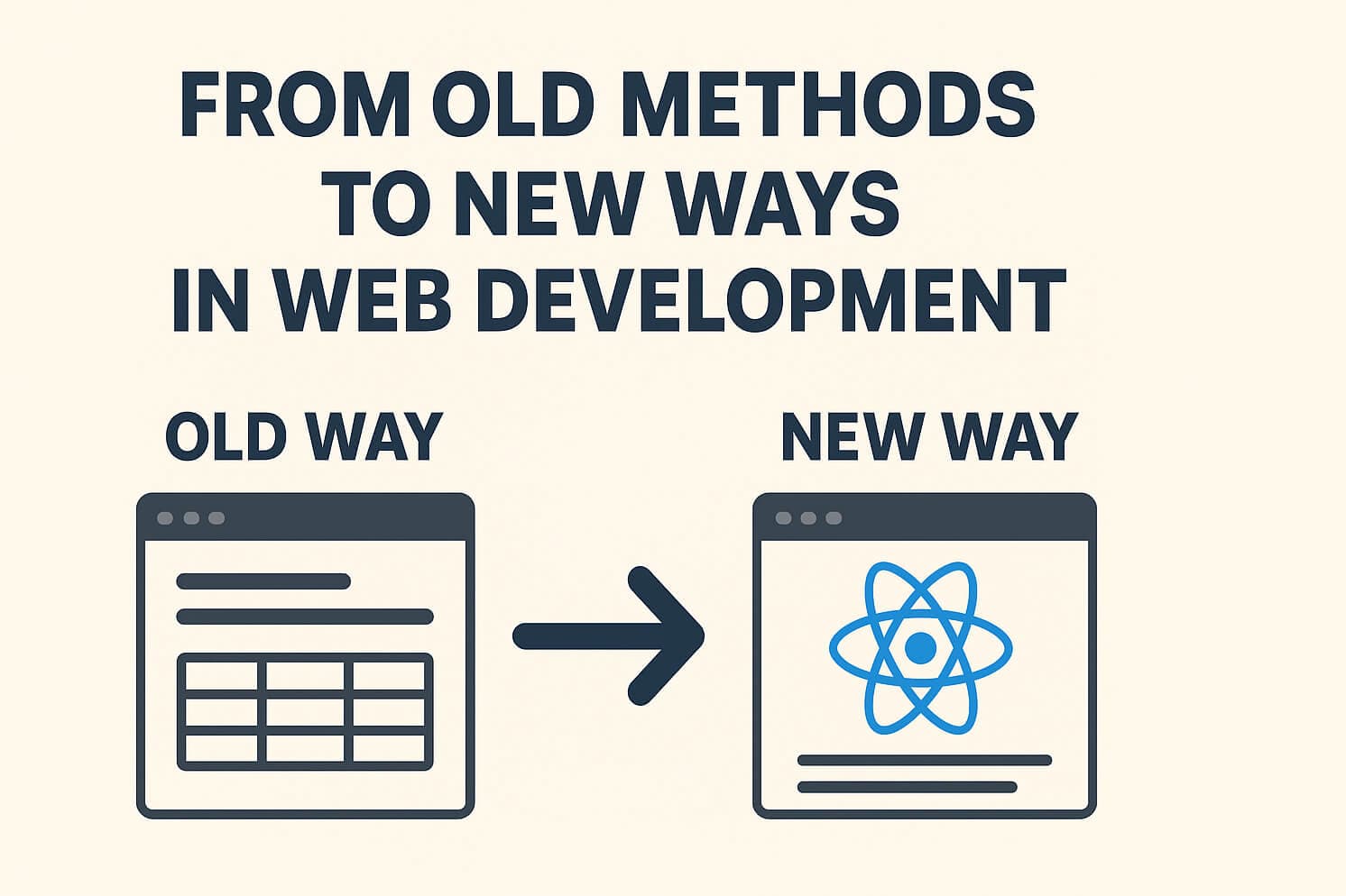 From Old Methods to New Ways in Web Development - Blog post